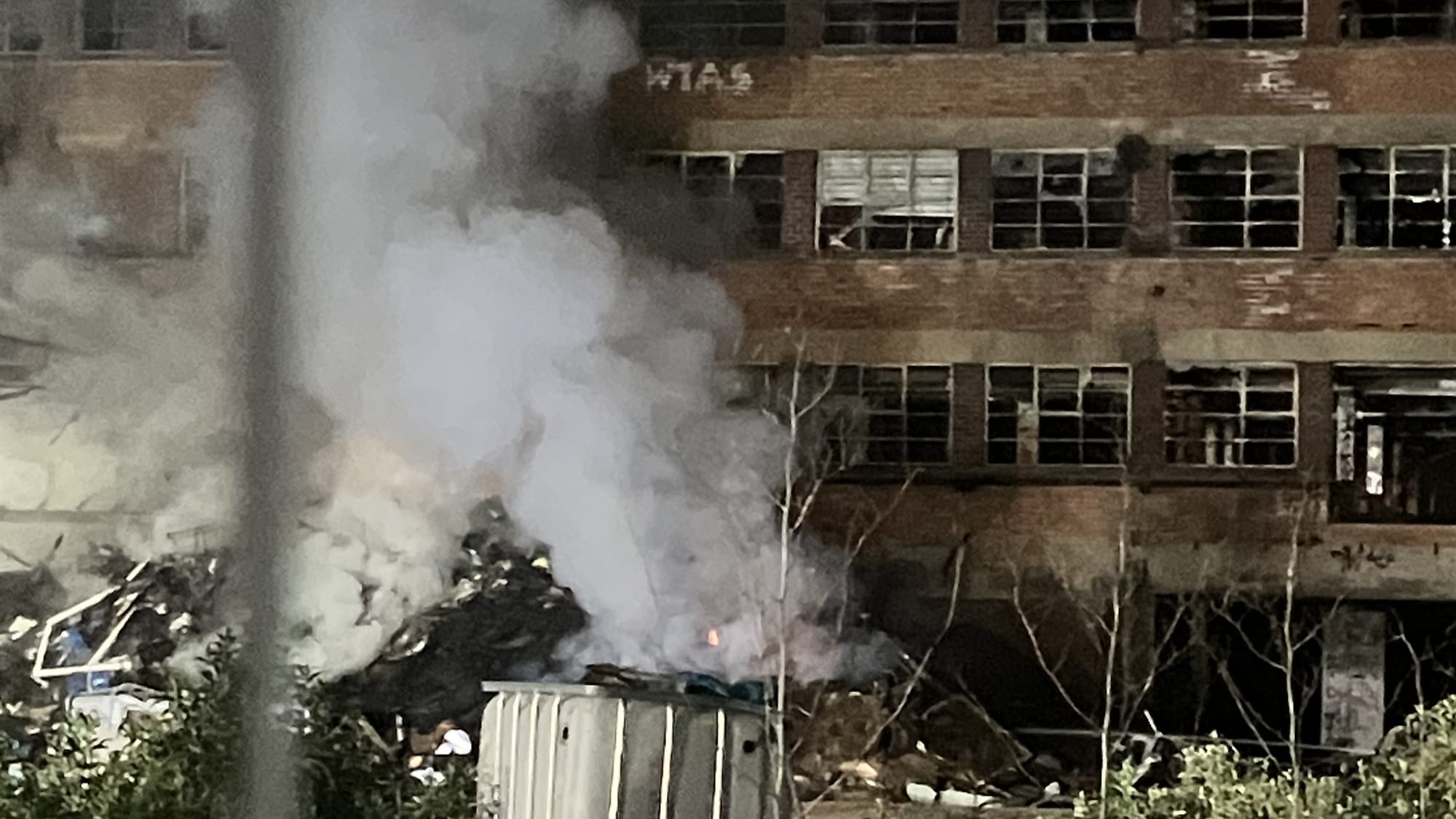 An abandoned warehouse in Digbeth caught fire last night — who owns it?