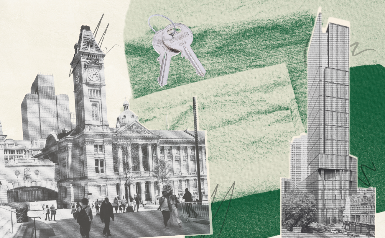 Who lives in the city centre?