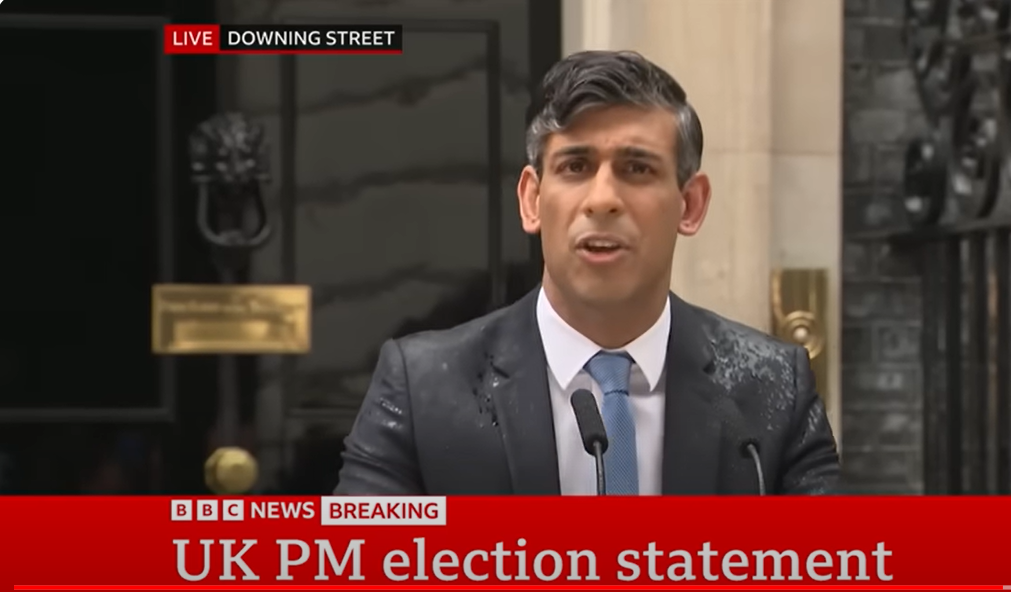 Soggy Sunak calls general election