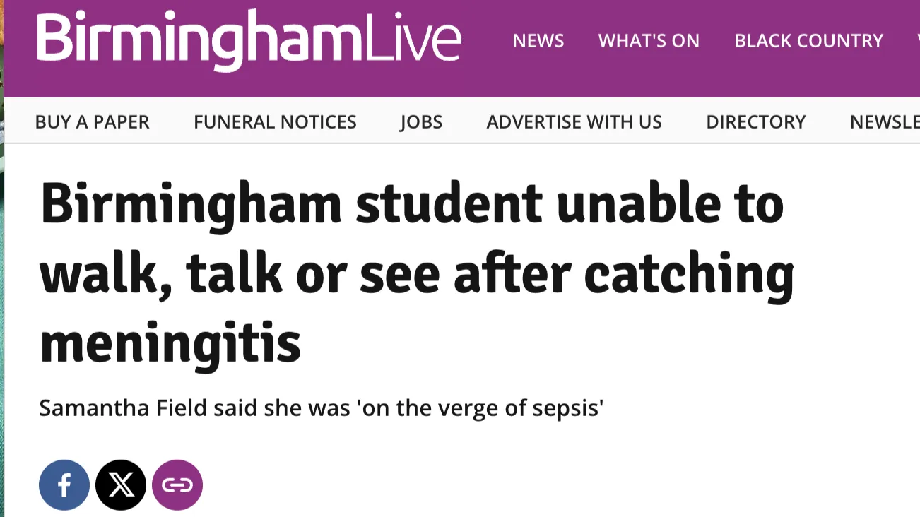 Why is Birmingham Live fearmongering about meningitis?